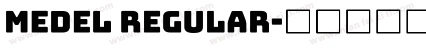 medel regular字体转换
